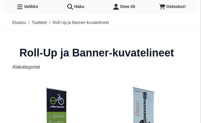 Marrow.fi -verkkokaupan uudistus Hyvä-teemalla